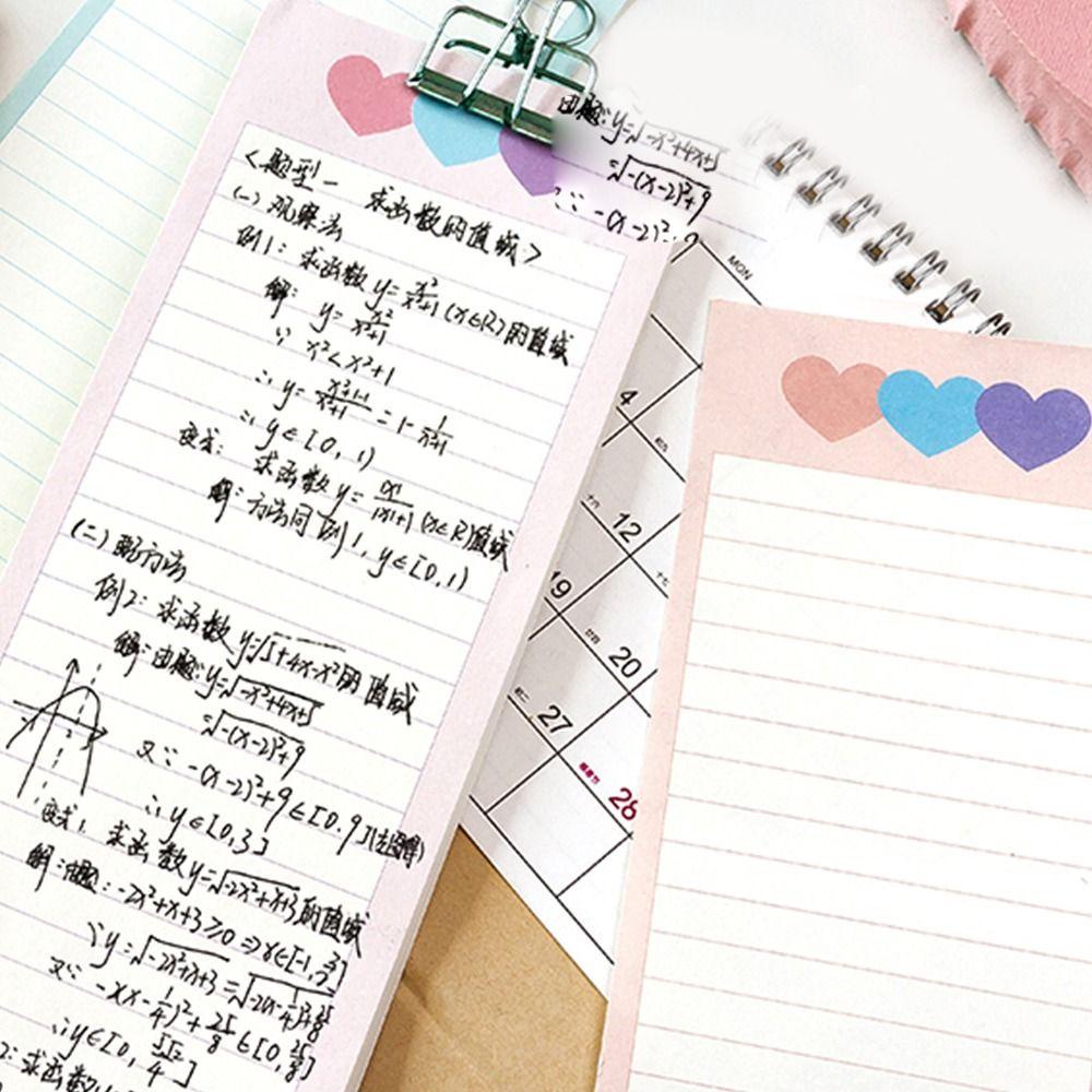 [Elegan] Kertas Memo 90lembar Sobek Scrapbooking Perlengkapan Kantor Sekolah Penebalan Nota Pesan