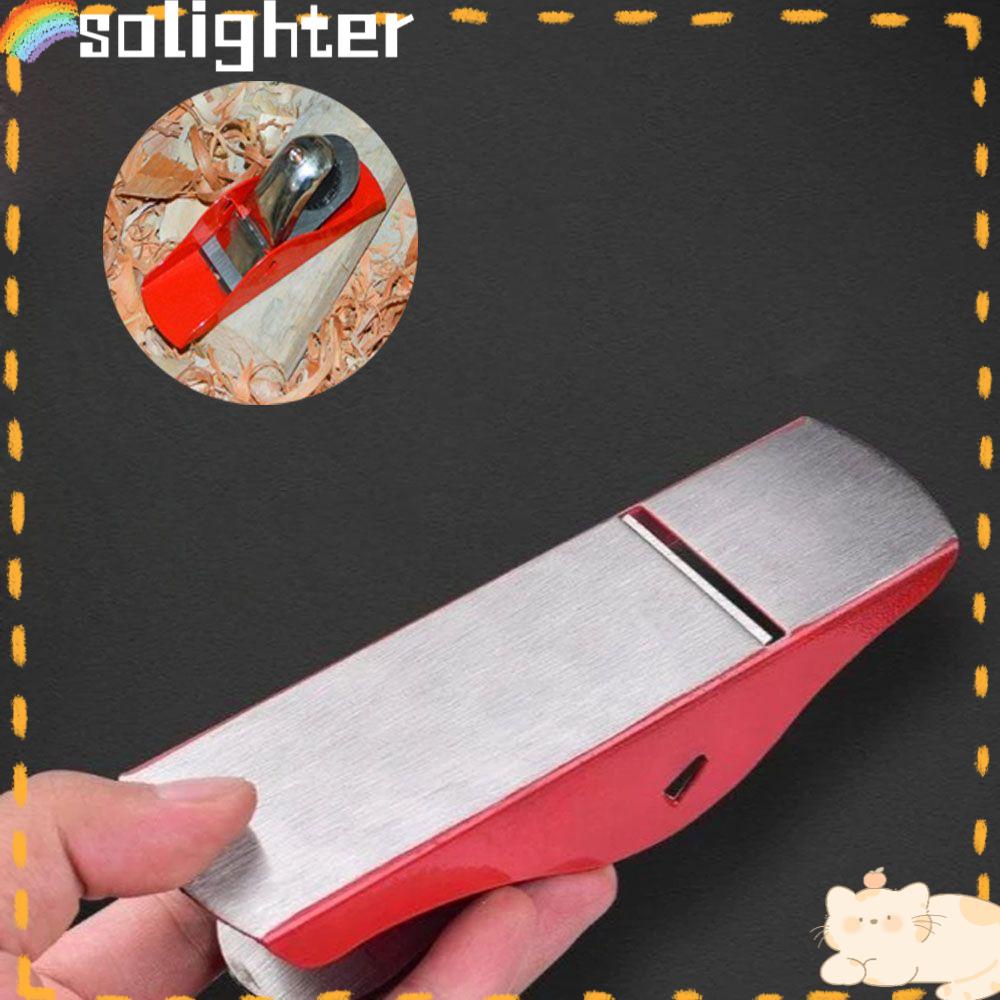 Solighter Woodworking Planer DIY Flat Trimming Alat Dorong Tukang Kayu Planer Eropa