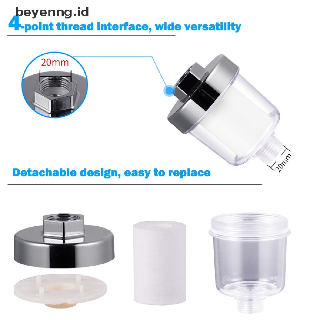 Beyen Universal Shower Filter PP Kapas Rumah Tangga Dapur Pemurnian Kran Accessor ID