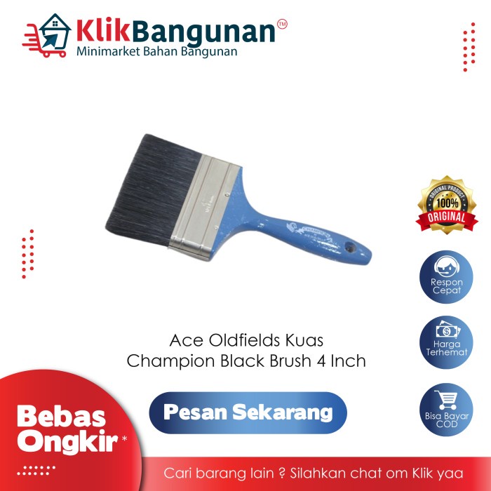 

01 Kuas Cat Bulu Hitam Ace Oldfields Champion Black Brush 4