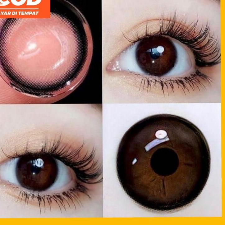 ☀ SOFTLENS NATURAL BLACK 14,00 MM- softlens black - softlens hitam SOFTLENS MINUS NORMAL ☋