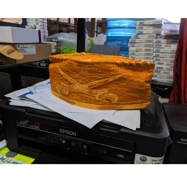 Tren Terbaru Peci Habib bahar Kulit kayu Honai / Peci Kulit Kayu Waru Murah