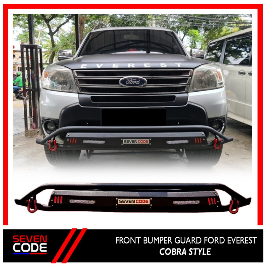 PENGAMAN BUMPER DEPAN FORD EVEREST / TANDUK FORD EVEREST - COBRA STYLE - SEVENCODE