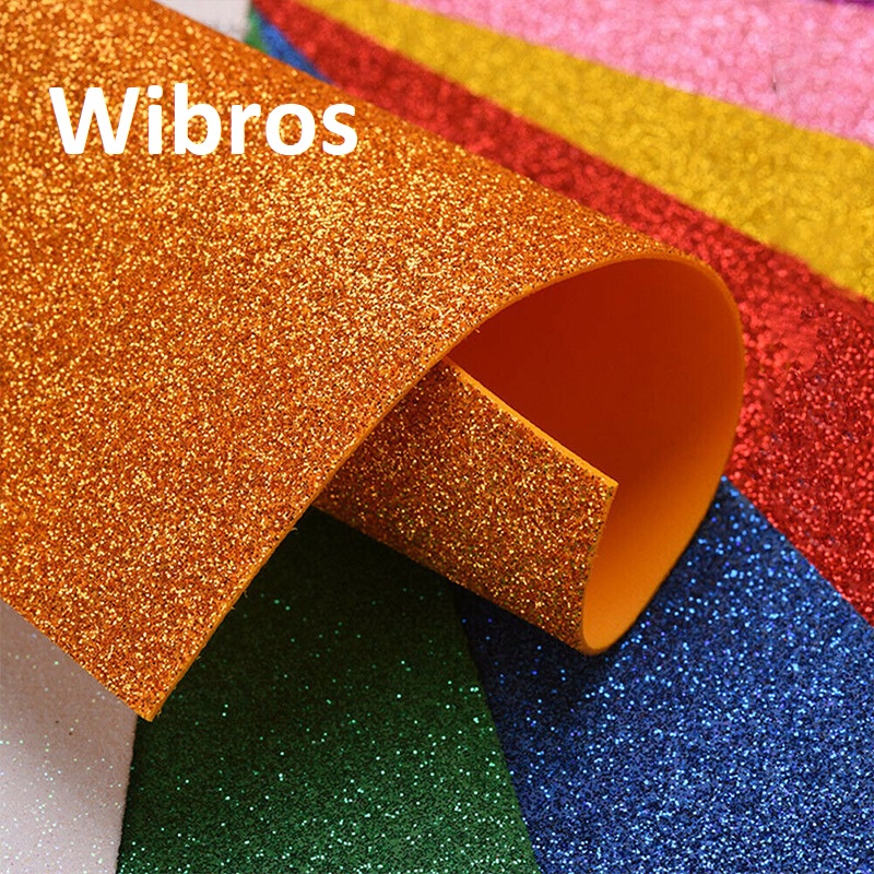 

Eva foam art glitter sticker 20x30 ( 10 pcs, mix colour)