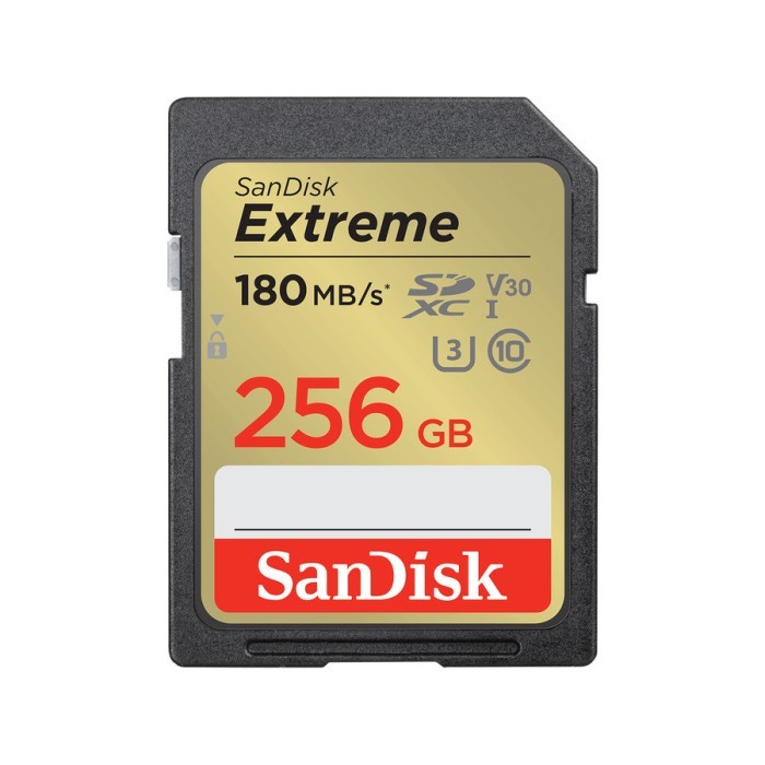 SanDisk Extreme SDXC UHS-I Card 256GB 180MB/s