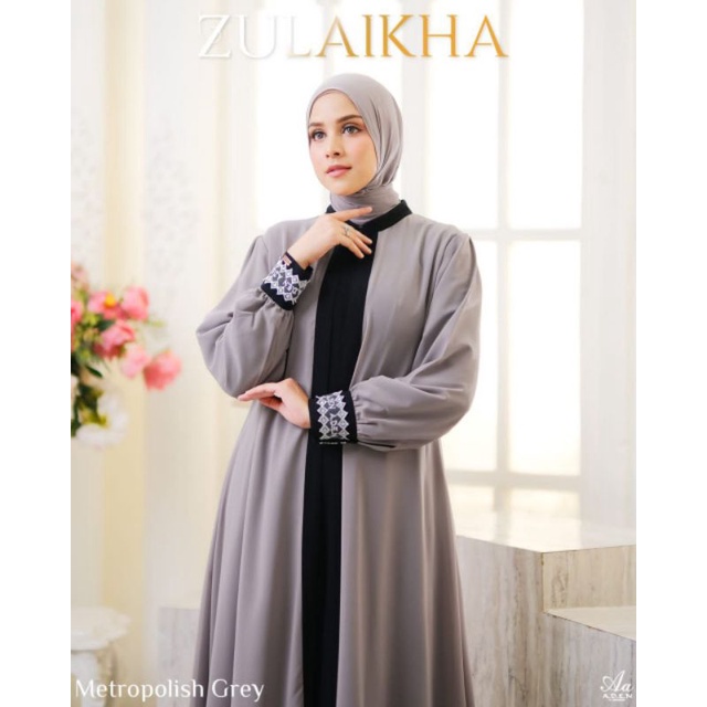 READY Gamis Set Zulaikha By Aden Hijab - Bahan Paulista