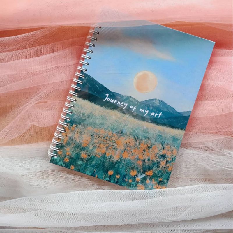 

Watercolor Sketchbook Custom/ Watercolor Book Kjurnal
