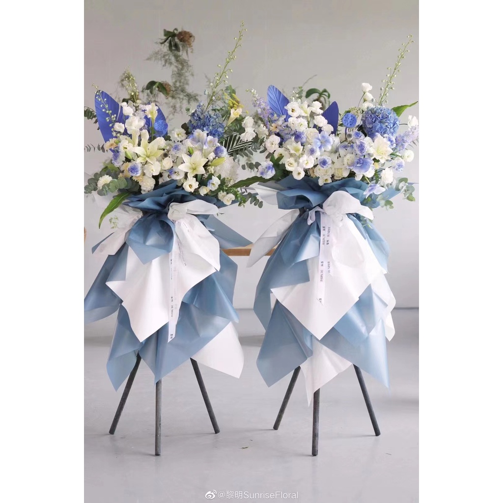 Flower Wrapping Paper Dua Warna Kertas Buket Bunga Florist Cellophane Double color Ecer KB6204