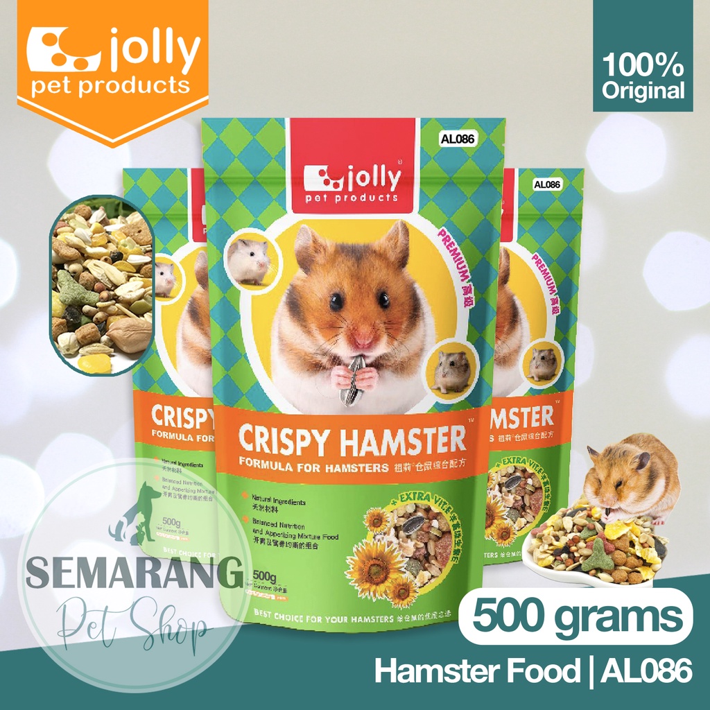 Makanan Hamster JOLLY Crispy Hamster 500gr | Hamster Food | AL086