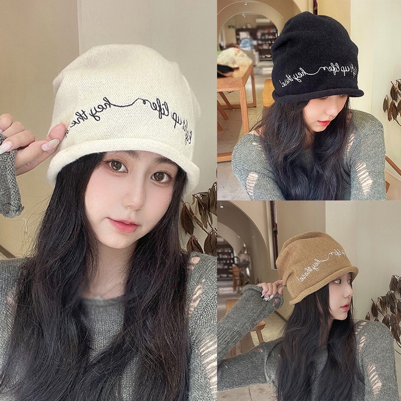 Topi Wanita Warmth Heap Hat Topi Bonet Fashion