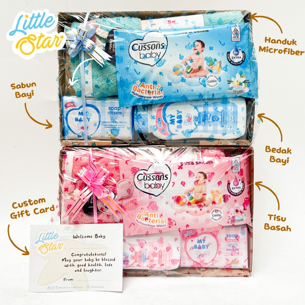 Kado Lahiran Parsel Perlengkapan Mandi Newborn Hampers Bayi Baru Lahir