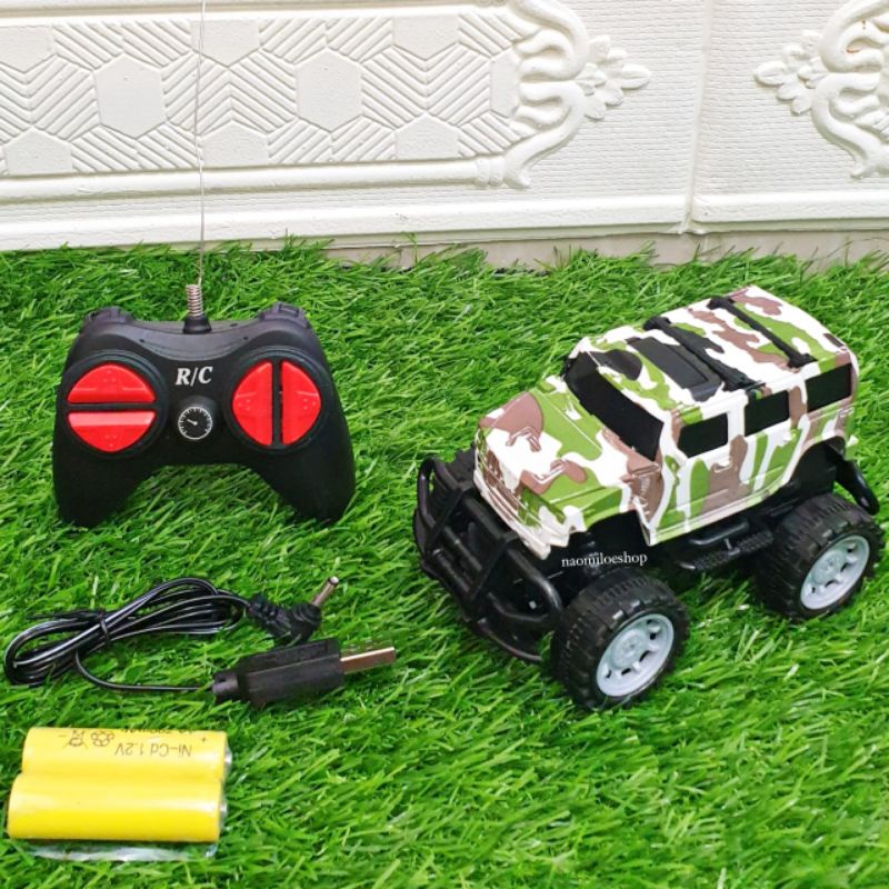 Hardtop military RC CHARGE Mobil Remot Kontrol / RC Offroad / Rock Crawler Mobil Jeep Remote Control Mini Climber New Edition USB CHARGE