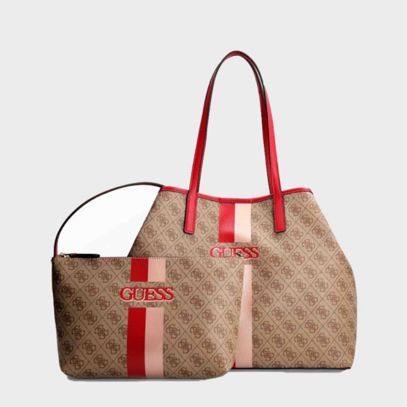 GUESSS vikky logo print tote set