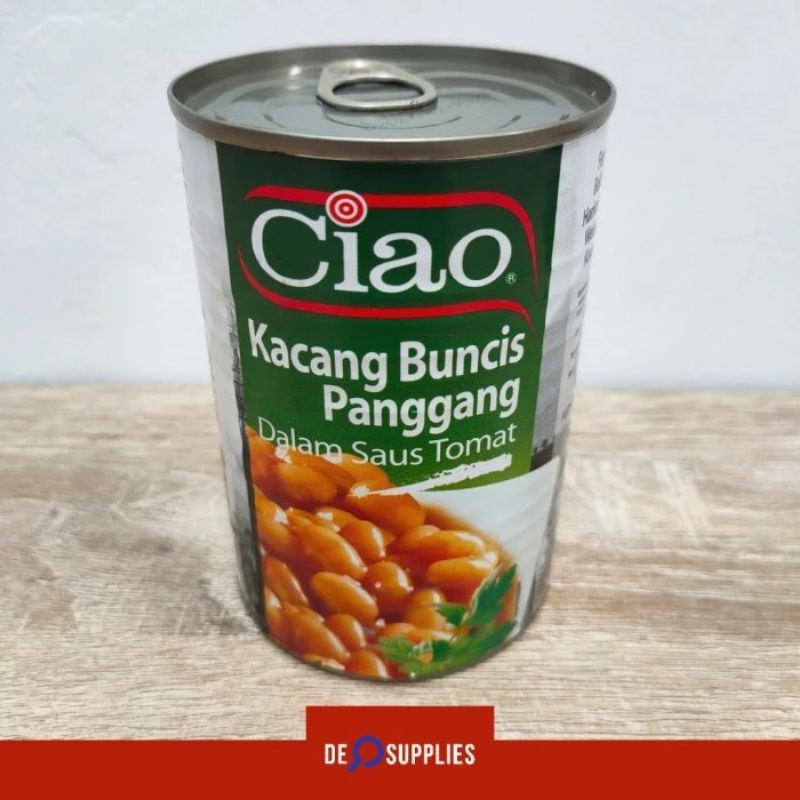

Ciao Baked Beans Kacang Buncis Panggang dalam Saus Tomat 400gr Italy