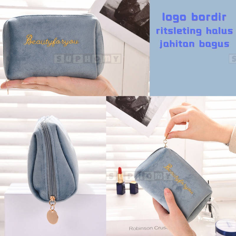 Tas Kosmetik Tas MakeUp Cosmetic Bag Organizer Make up Bag Pouch make up Dompet kosmetik