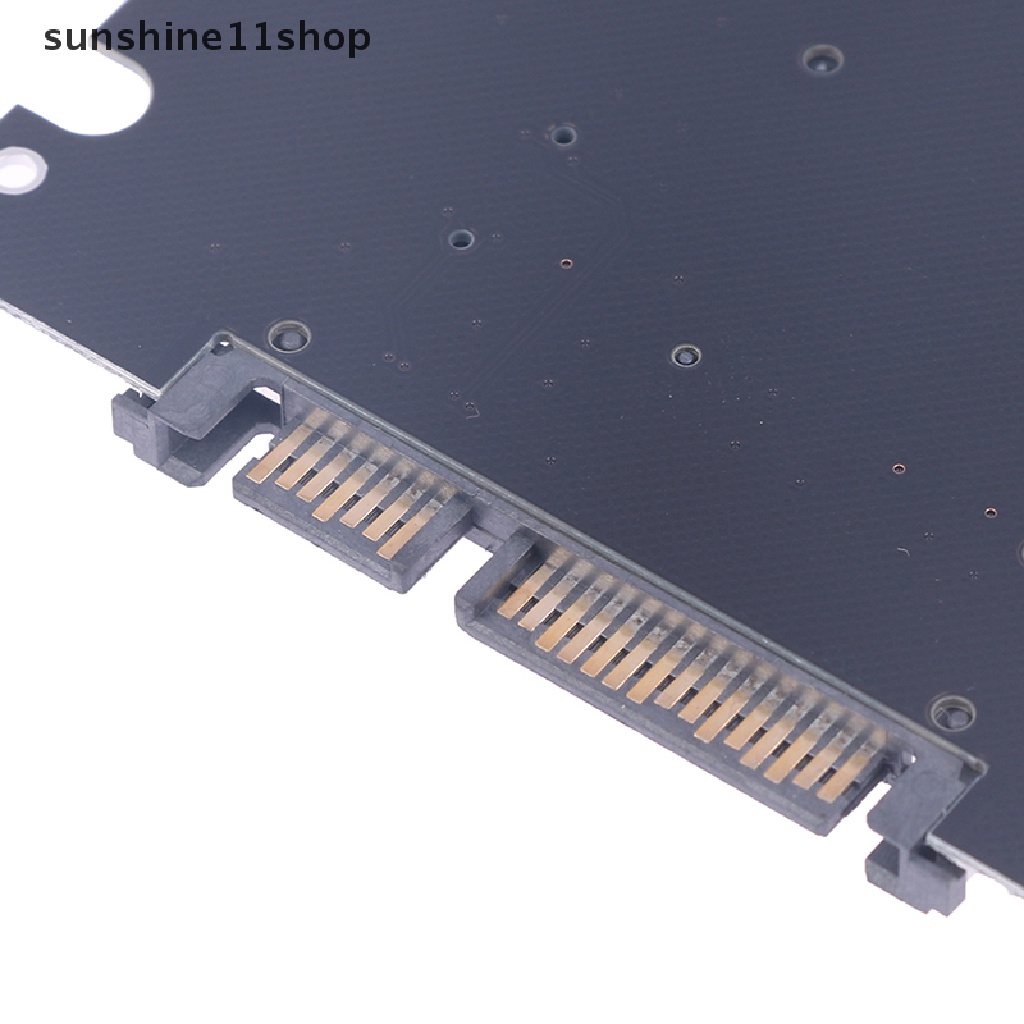 Sho SATA3 to M.2 NGFF MSATA Adapter SSD Riser Board Untuk Laptop Converter Card N