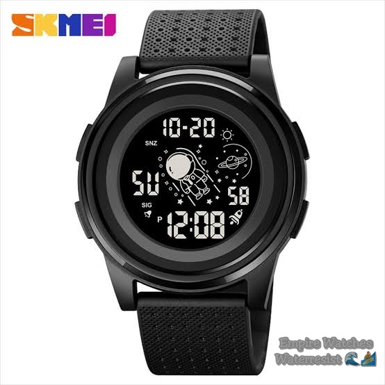 Jam Tangan Skmei 1883 Pria Cowok Digital Strap Rubber Kualitas Original Waterproof