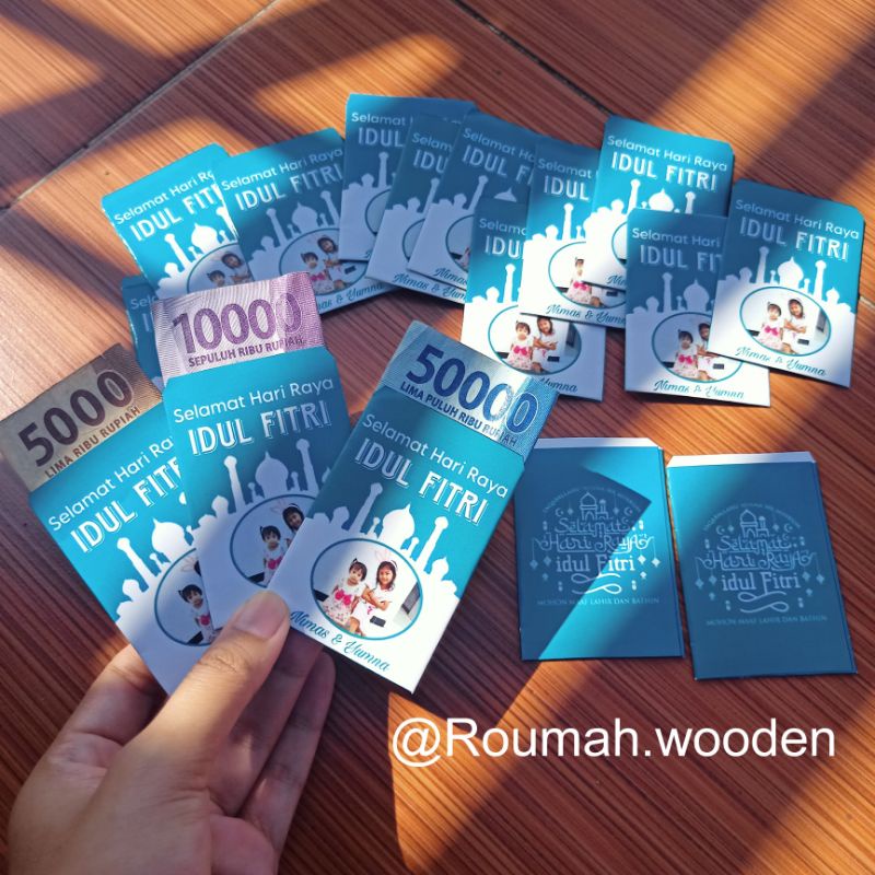 

Amplop lebaran Custom foto/amplop foto/angpau foto isi 16pcs