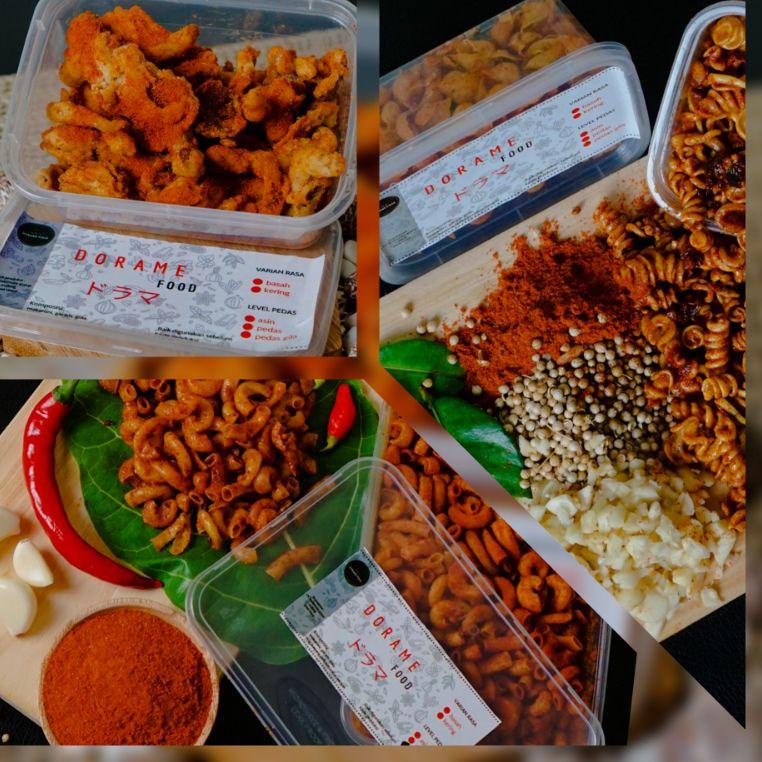 

V29 (RESELLER 3.500) DORAME MAKARONI PIPA, SEBLAK, SPIRAL, KERANG, KERIPIK PANGSIT, BASRENG & MIE KRITING 70GR - KEMASAN BOX TREND KEKINIAN ➻