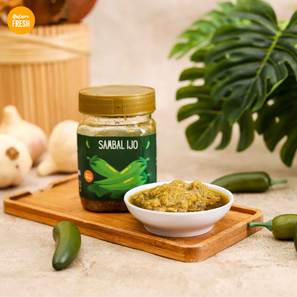 Nature Fresh Sambal Premium Sambal Bawang - Teri - Ijo - Cumi Chili