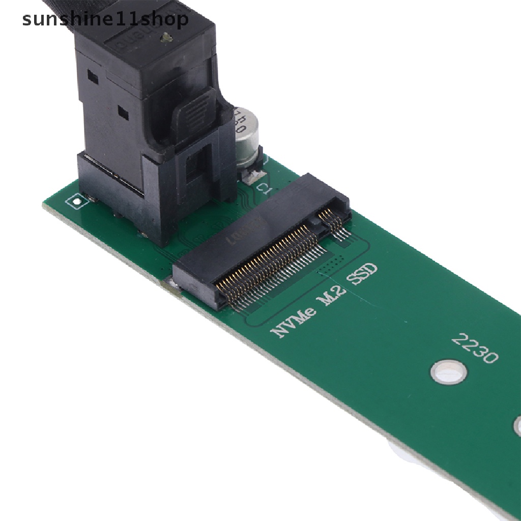 Adaptor Kabel Extension Cord SHO 2280 NVMe M.2 SSD to 22110m.2 SSD Convert Card N