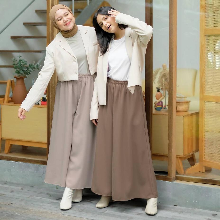 ★ Ivy Wide Pants by Rokgaliya | kulot lebar | celana kulot ✽