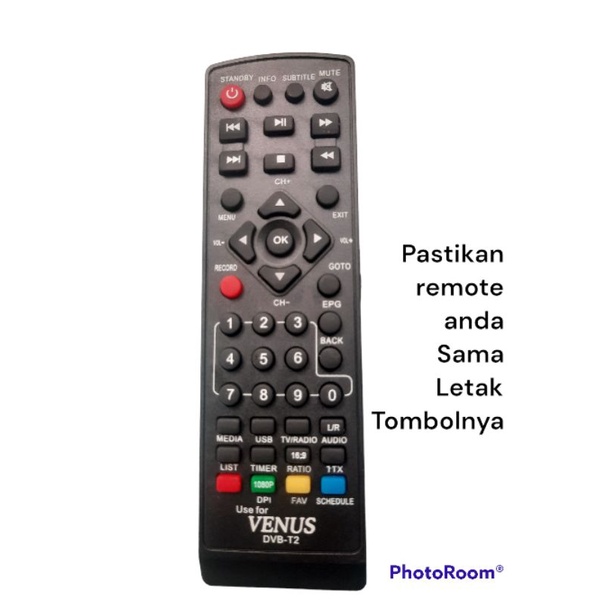 REMOTE STB VENUS DVB-T2