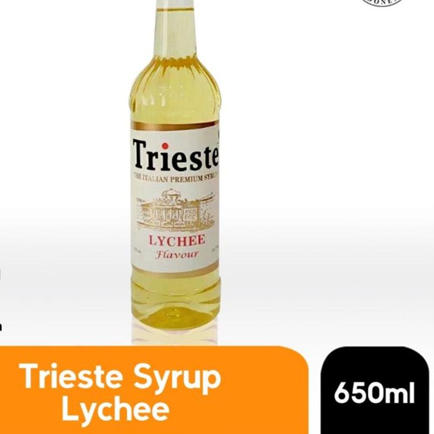 

✵ Syrup Trieste Lychee Flavour 650ml Sirup Leci ♫