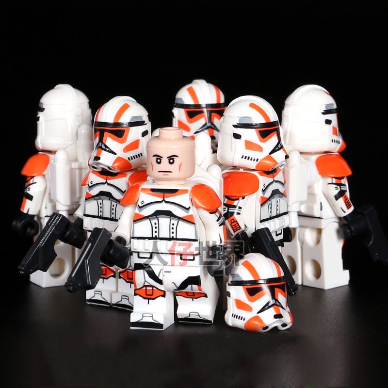 Star Wars Minifigures Clone Troopers Stormtroopers Minifigures Toy Series Puzzle Merakit Blok Bangunan