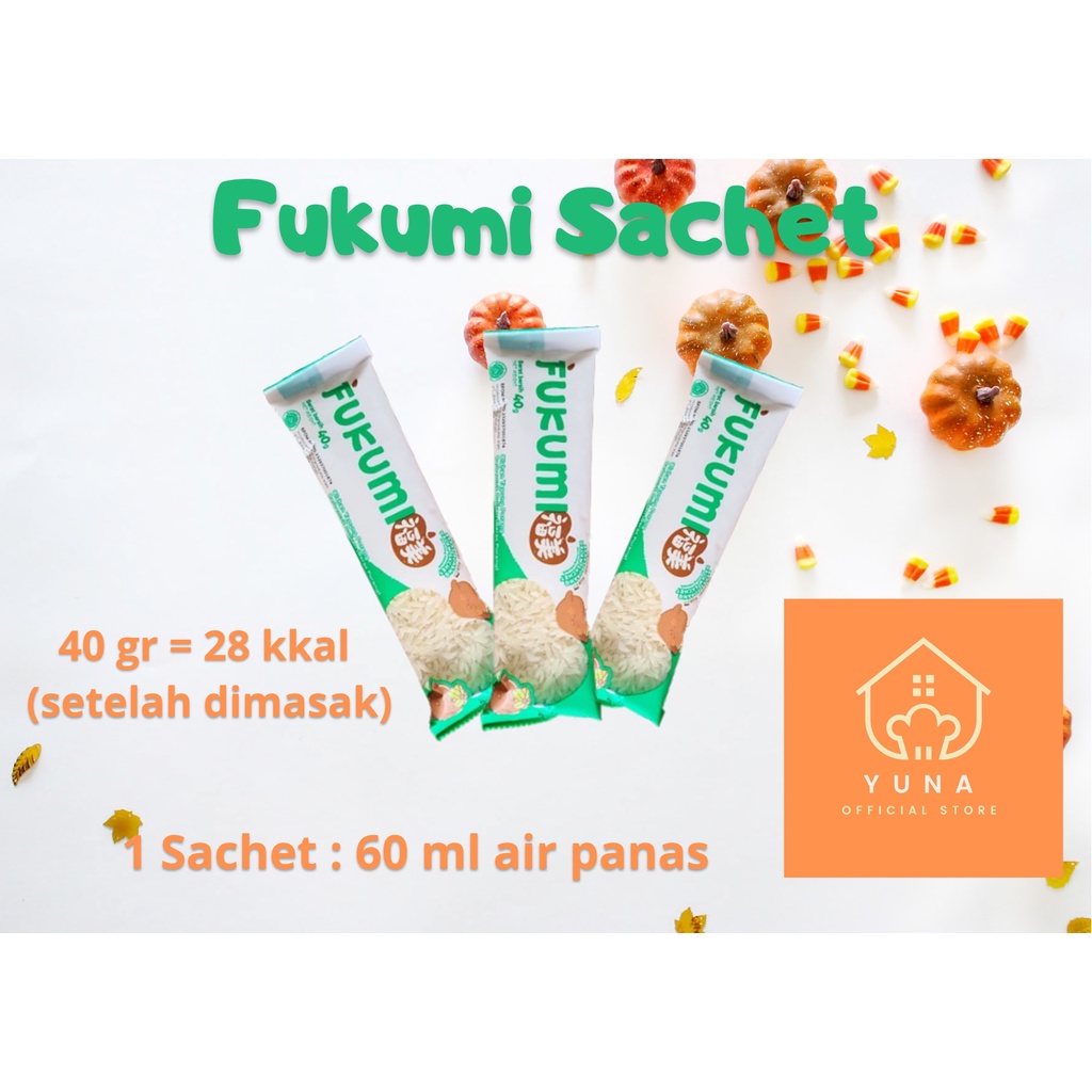 

FUKUMI BERAS PORANG SACHET - Fukumi Shirataki Beras Konjac Rice Diet sachet 40gr