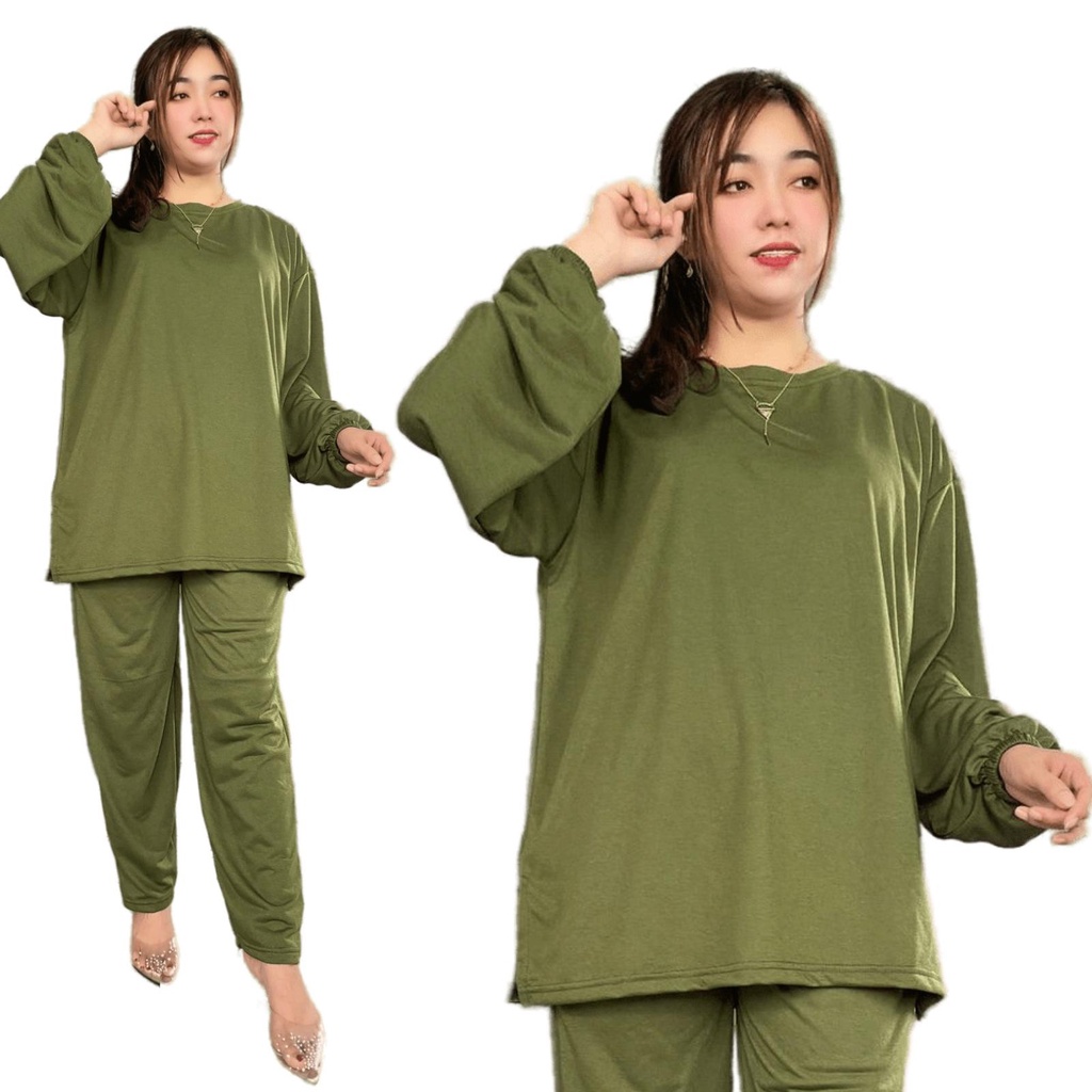 ONESET CELANA ATASAN OVERSIZE VIRAL KARETA