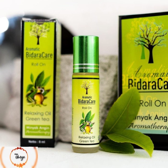 

[ PAKET 1 BOX (10 PCS) ] Aromatic Bidara care Relaxing Oil Green Tea