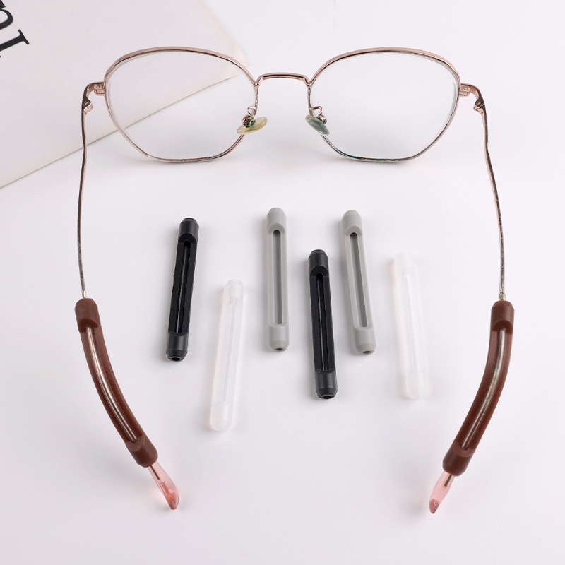 Aksesoris Kacamata Fashion Eyewear Myopia Eye Glasses Silicone Olahraga Anti Slip Pegangan Tetap Temple Tip Holder Anti Slip Ear Hook Aksesoris Kacamata Kacamata