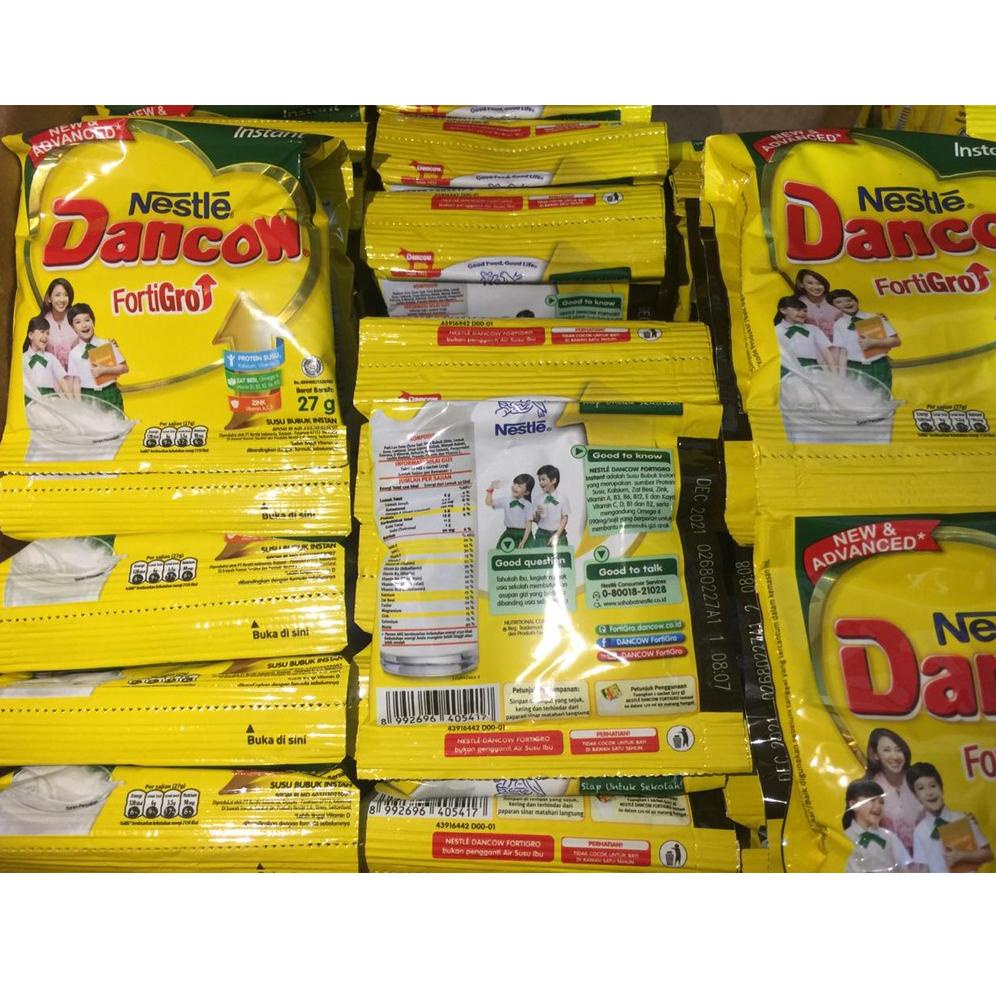 

COD✔️ Susu Dancow Instant FortiGro Sachet I Susu Bubuk Dancow Per Renceng