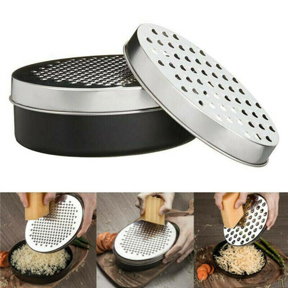 Solighter Cheese Shredder Pengupas Buah Sayur Stainless Steel Dengan Tutup