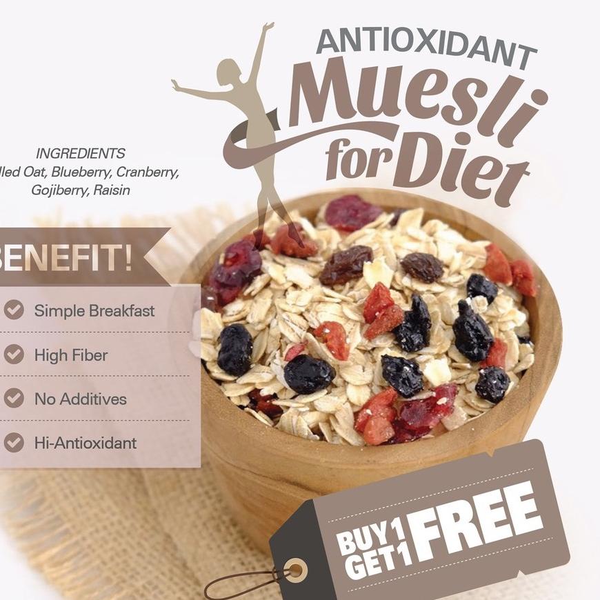 

✳ Buy 1 Get 1 Free Antioxidant Muesli (500gr x 2pc) ➼