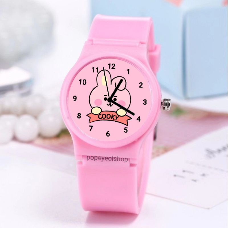 Jam tangan Karakter Anak Laki laki Perempuan Baby BT21