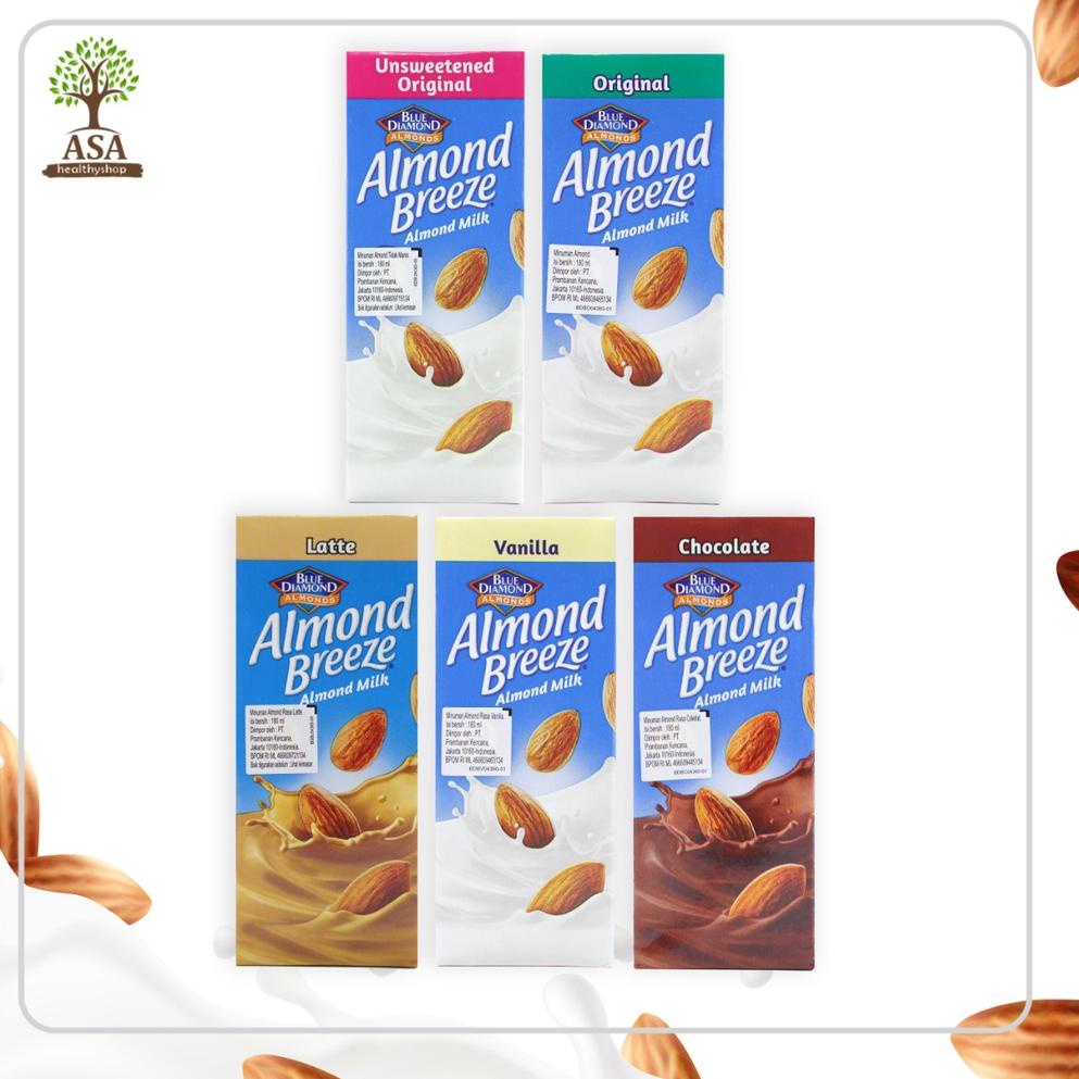 

Free Ongkir Blue Diamond Almond Breeze Almond Milk 180ml