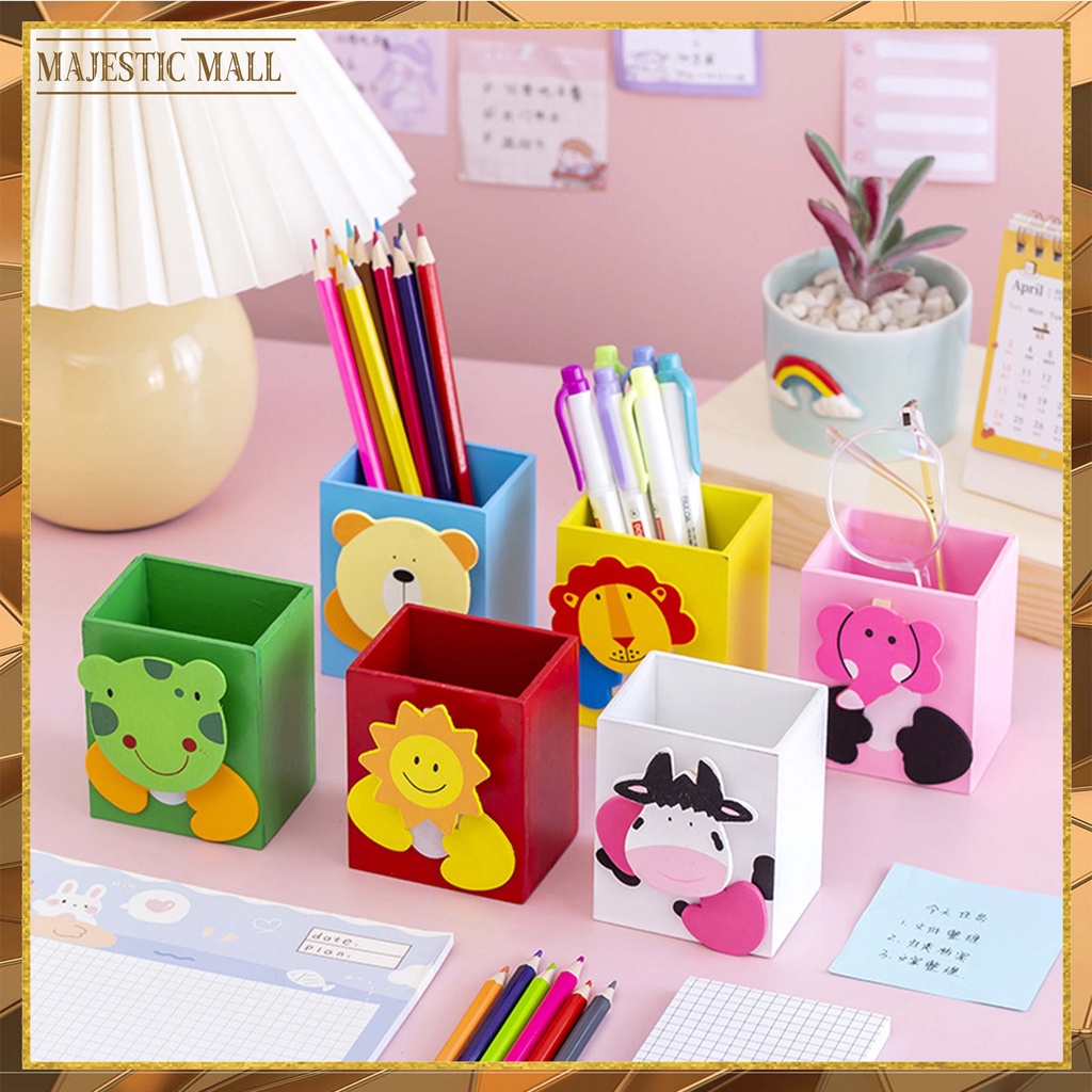 

® Tempat Pensil Dan Pulpen Karakter Serbaguna Desktop Multifungsi Pen Holder Import COD
