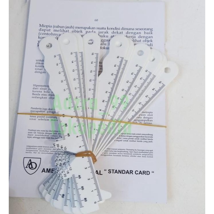 PD METER / PD METER OPTIK & KARTU JEAGER BACA / TES BACA /READING CARD