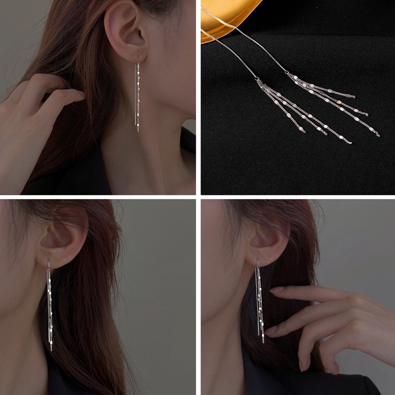 Fashion Punk Gadis Keren Gadis Anting-Anting Untuk Wanita Gadis Fashion Rantai Logam Boucle D'oreille Pernikahan Pengantin Perhiasan Hadiah