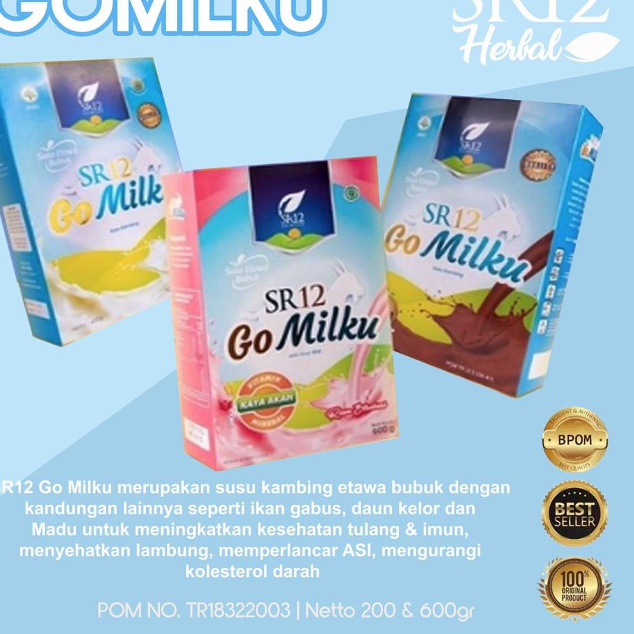 

Import Terlaris BEST SELLER Susu Gomilku SR12 Susu Kambing Etawa 200 dan 600 Gram murah