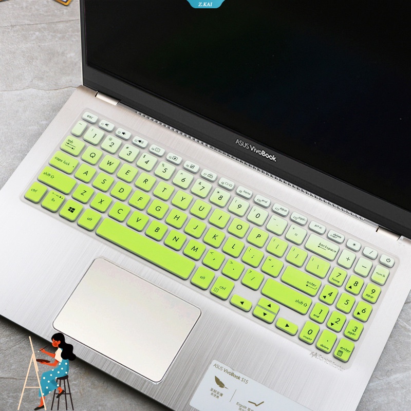 Cover Keyboard 15.6-inch ASUS Vivobook S15 J M F J M X515 M509D S530F M515 X509 M515D S530U S5300U Silikon Anti Air Melindungi Kulit Notebook Penutup Debu [ZK]