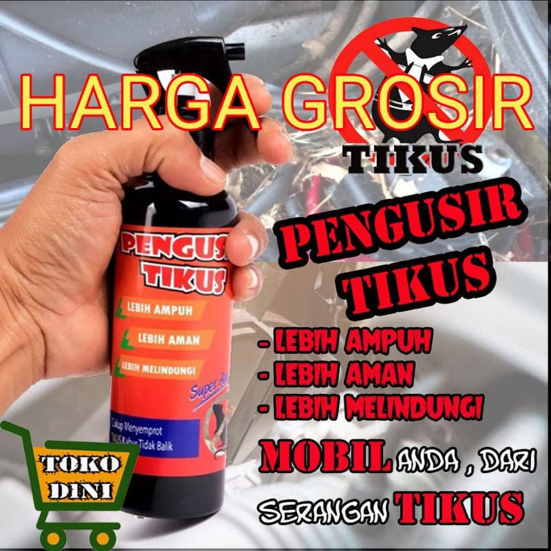 Rat Repellent Spray Cairan Pengusir Tikus Pembasmi Anti Mobil Rumah Ruangan