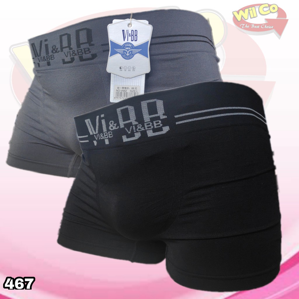 K467 - (PER 1 POTONG) CELANA DALAM BOXER PRIA DEWASA V-BB SIZE M - XXL TOKO KEANULOVA