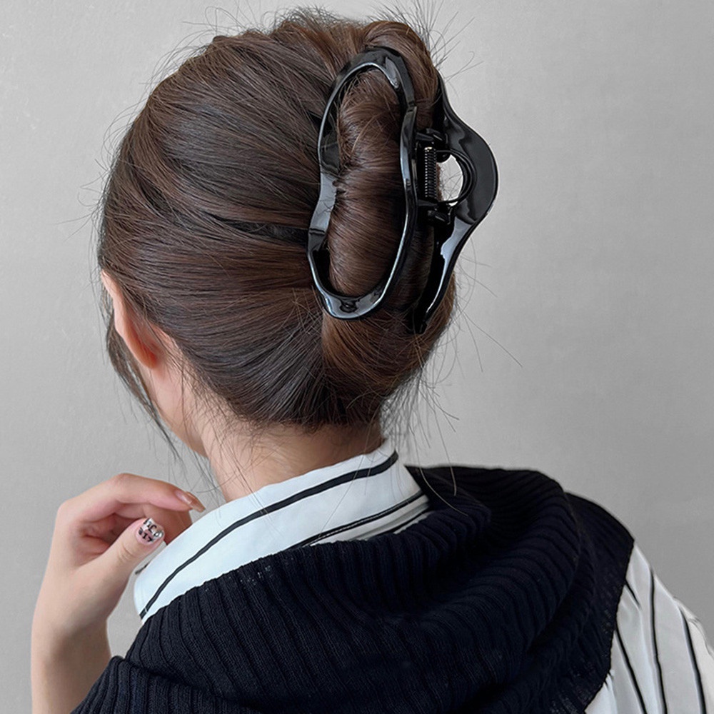 Ins Temperamen Klip Hiu Tidak Teratur Untuk Wanita Gadis Jepit Rambut Aksesoris Rambut Fashion