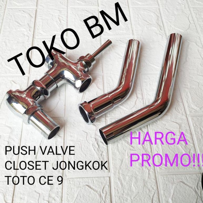 [ART. 72157] flush valve closet jongkok Toto ce9/kran valve closet jongkok toto type ce9