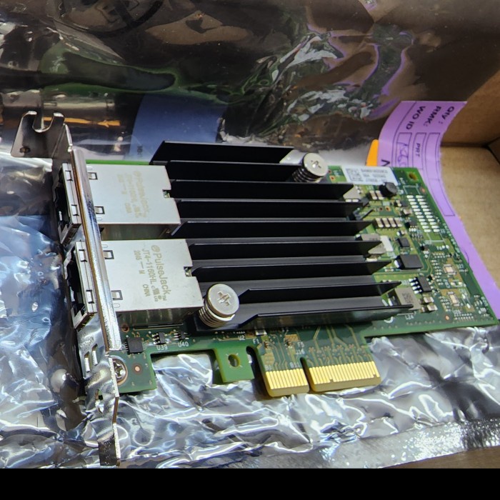 DELL 0C4D5P Intel X550-T2 10GB Dual Port PCI-E Network Adapter RJ-45  S_N_COMP