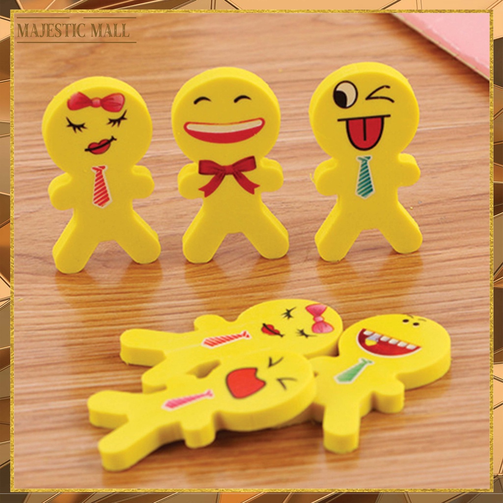 

® Penghapus Pensil Karakter I Love Smile Set 2pcs Import COD