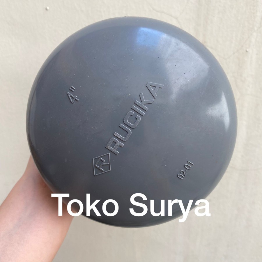 RUCIKA TUTUP 4 inch TUTUP PIPA 4" RUCIKA AW DOP 4" RUCIKA AW CAP 4" RUCIKA AW CAP AW 4 inch RUCIKA D
